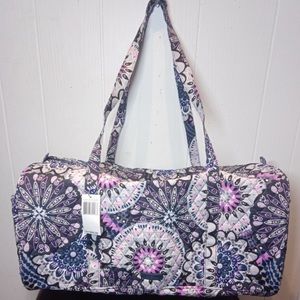 Vera Bradley Large Duffel Bag in Mimosa Medallions